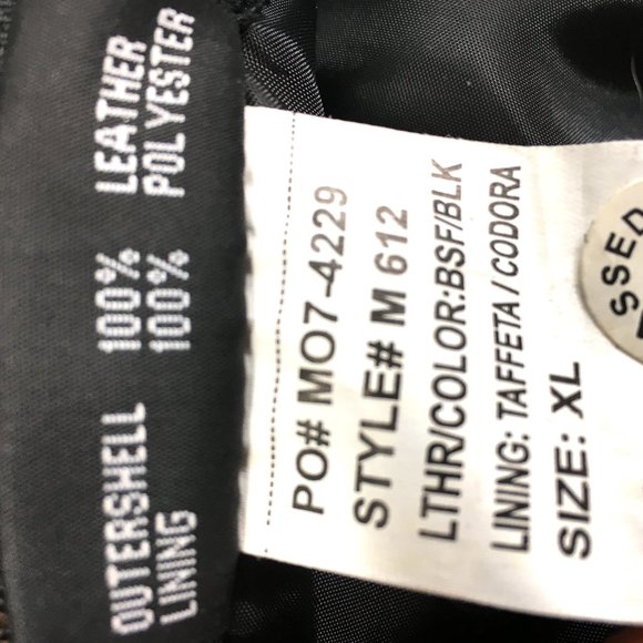 FMC Moto Western Concealed Carry Leather Side Laced Vest Sz XL EUC Vtg - Picture 11 of 12